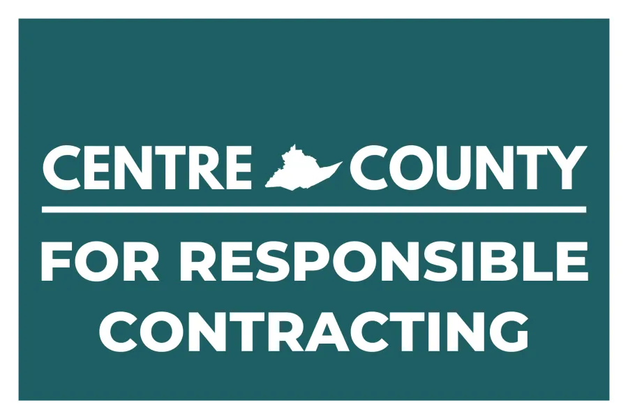 Image saying "Centre County for Responsible Contracting"