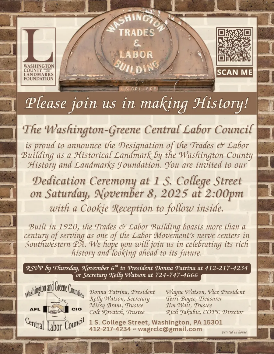 Historical Landmark Dedication - Trades & Labor Building